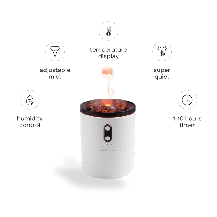 Styling a Quiet Corner With the V25 Compact Volcano-Mist USB Humidifier