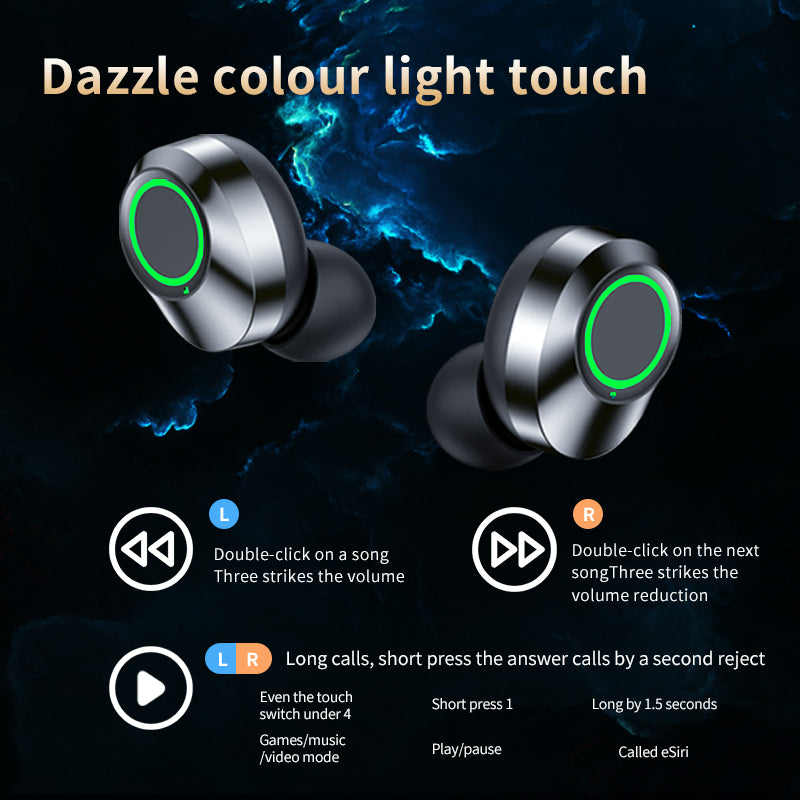 YD03 Wireless Bluetooth Earbuds – TWS In-Ear Headset with Smart Digital Display - Lofty Enterprises