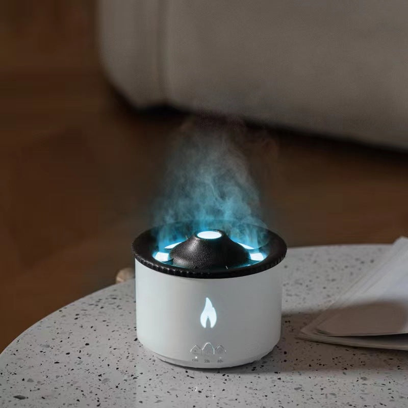 Ultrasonic Volcano Flame Essential Oil Diffuser – Jellyfish Mist Aromatherapy Humidifier - Lofty Enterprises