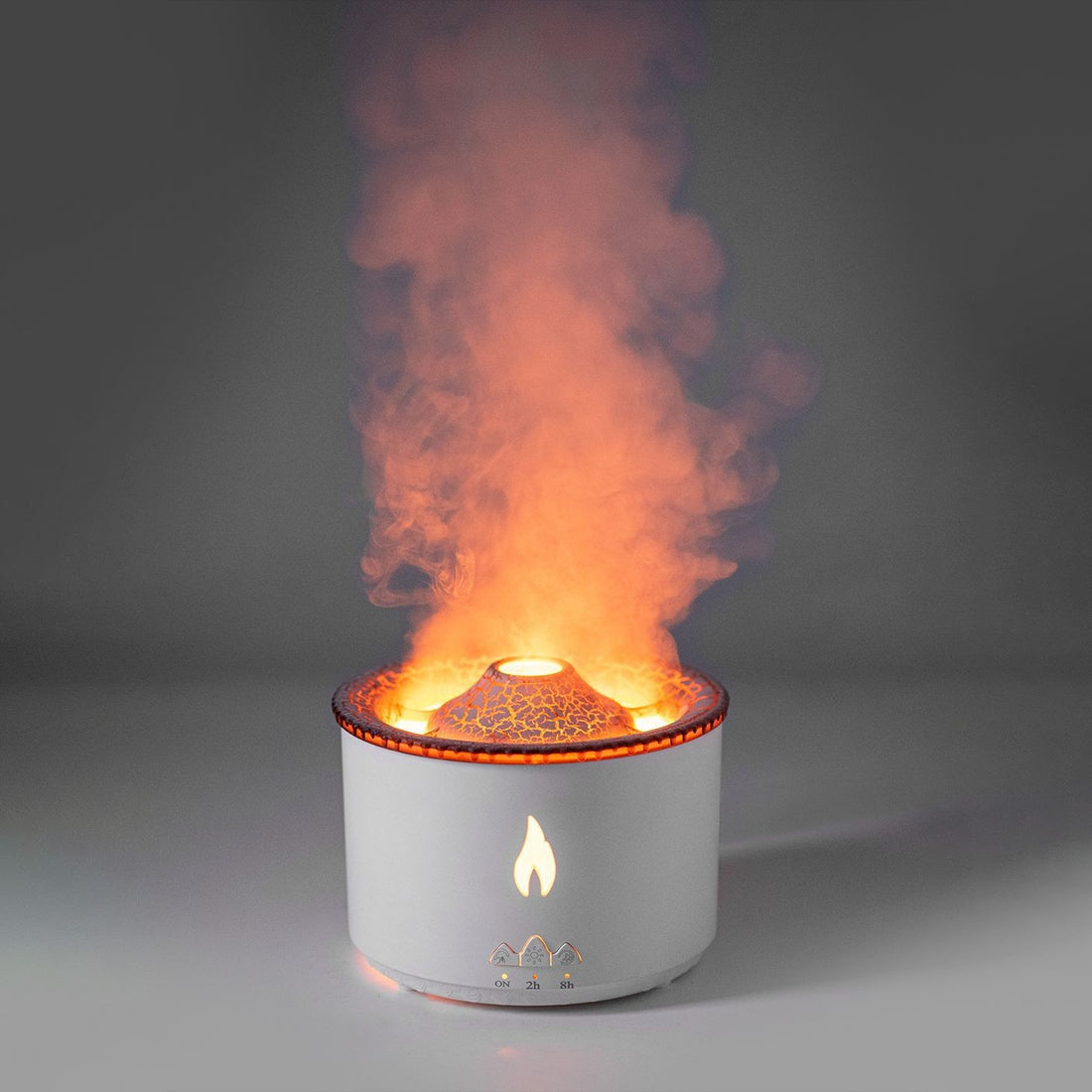 Ultrasonic Volcano Flame Essential Oil Diffuser – Jellyfish Mist Aromatherapy Humidifier - Lofty Enterprises