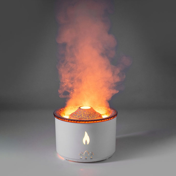 Ultrasonic Volcano Flame Essential Oil Diffuser – Jellyfish Mist Aromatherapy Humidifier - Lofty Enterprises