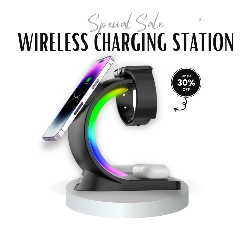 Multi-device wireless charging station