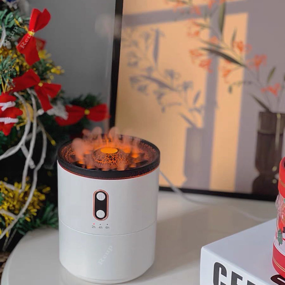 Volcanic Flame Aroma Essential Oil Diffuser – Jellyfish Mist USB Humidifier - Lofty Enterprises