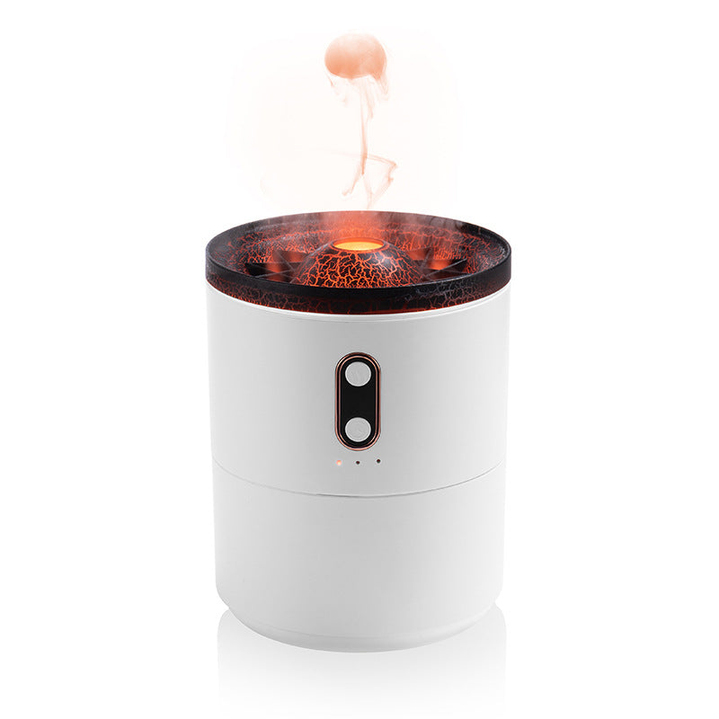Volcanic Flame Aroma Essential Oil Diffuser – Jellyfish Mist USB Humidifier - Lofty Enterprises