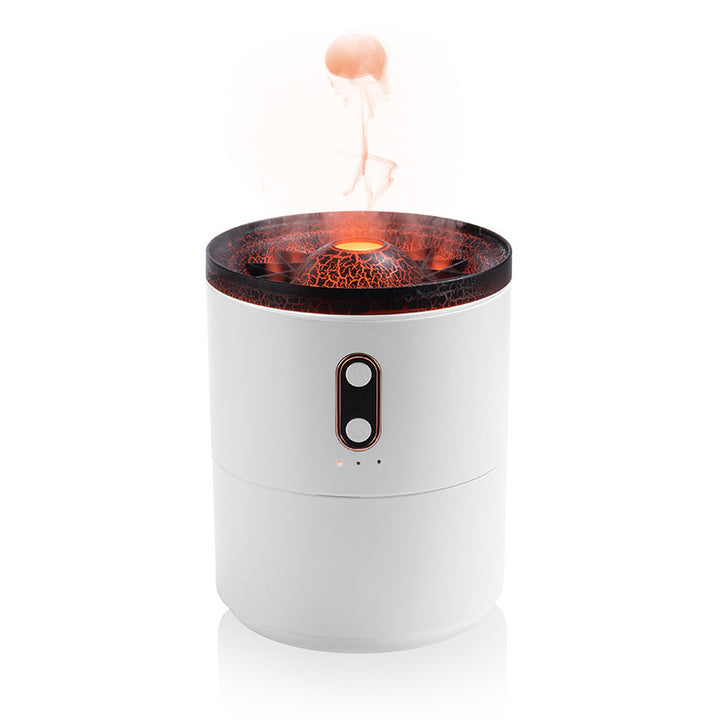 Volcanic Flame Aroma Essential Oil Diffuser – Jellyfish Mist USB Humidifier - Lofty Enterprises